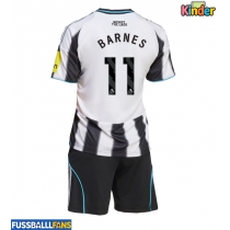 Newcastle United Harvey Barnes #11 Heimtrikotsatz Kinder 2025-26 Kurzarm (+ Kurze Hosen)